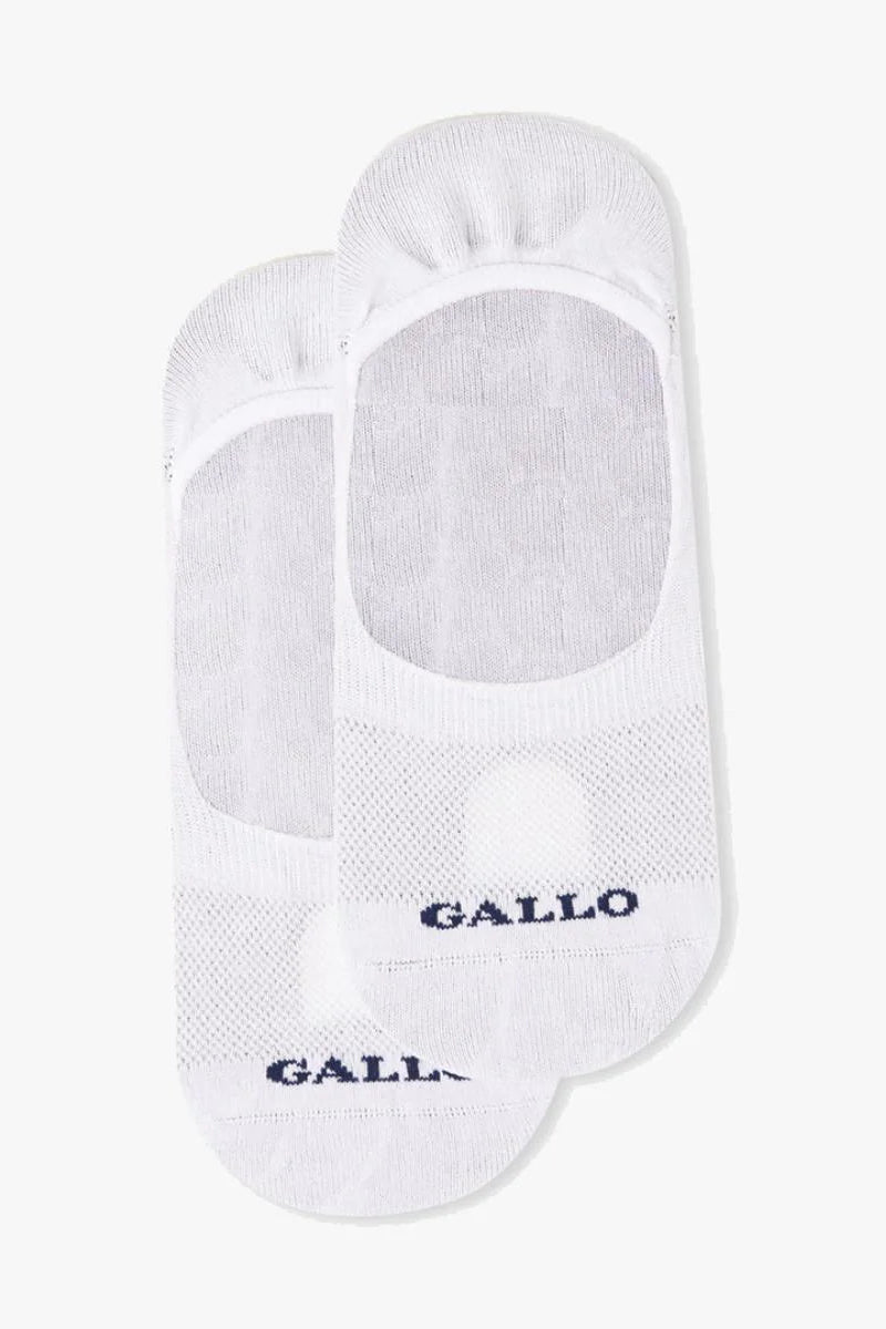 Calze solette uomo Gallo - tinta unita - bianco