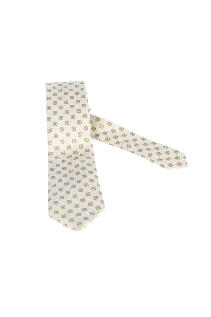 Cravatta uomo Montezemolo - fantasia - beige