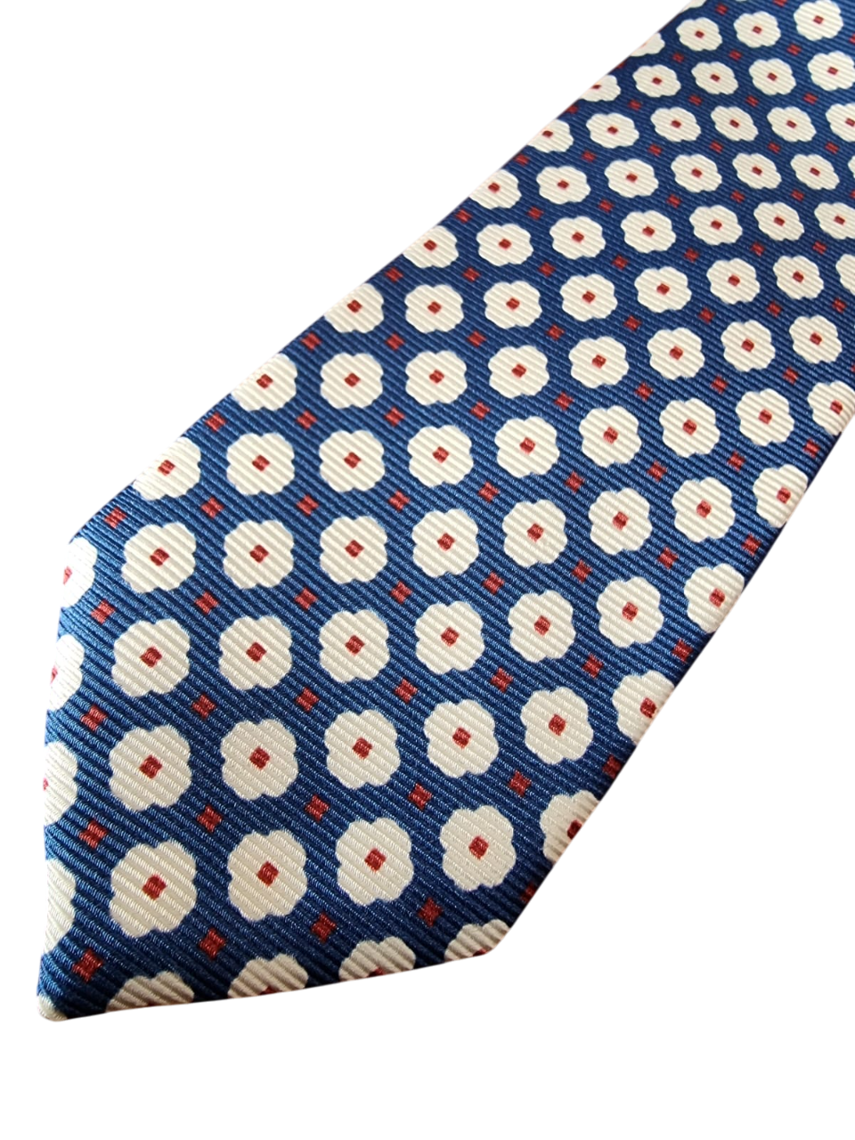 Cravatta uomo Barba Napoli - Blu floreale