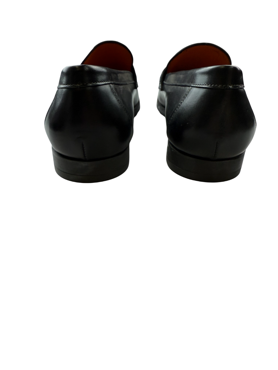 Scarpa Uomo Santoni - Mocassini Penny Pelle Nero