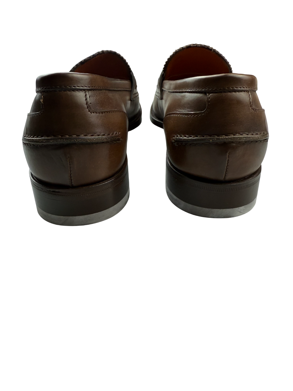 Scarpa Uomo Santoni - Mocassini Penny pelle marrone