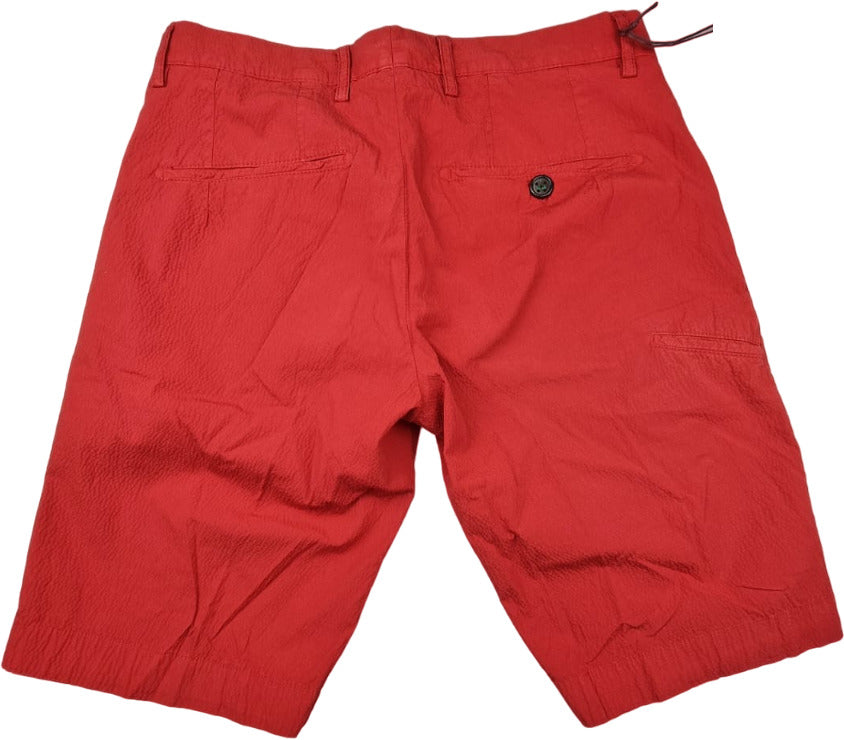 Bermuda uomo BerWich - martellato - Rosso