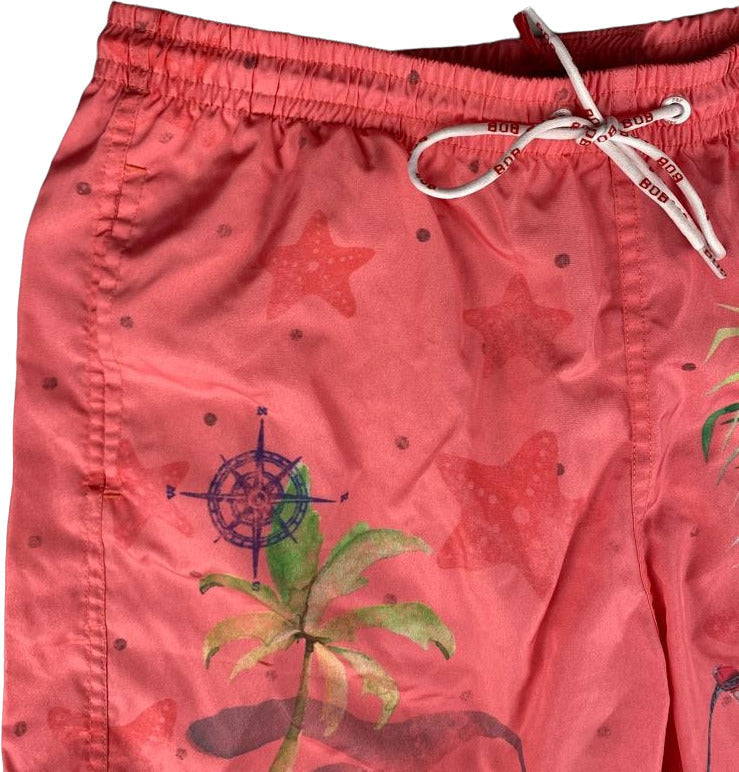 Boxer mare Uomo BoB Company - fantasia Barca/Stelle marine - colore porpora