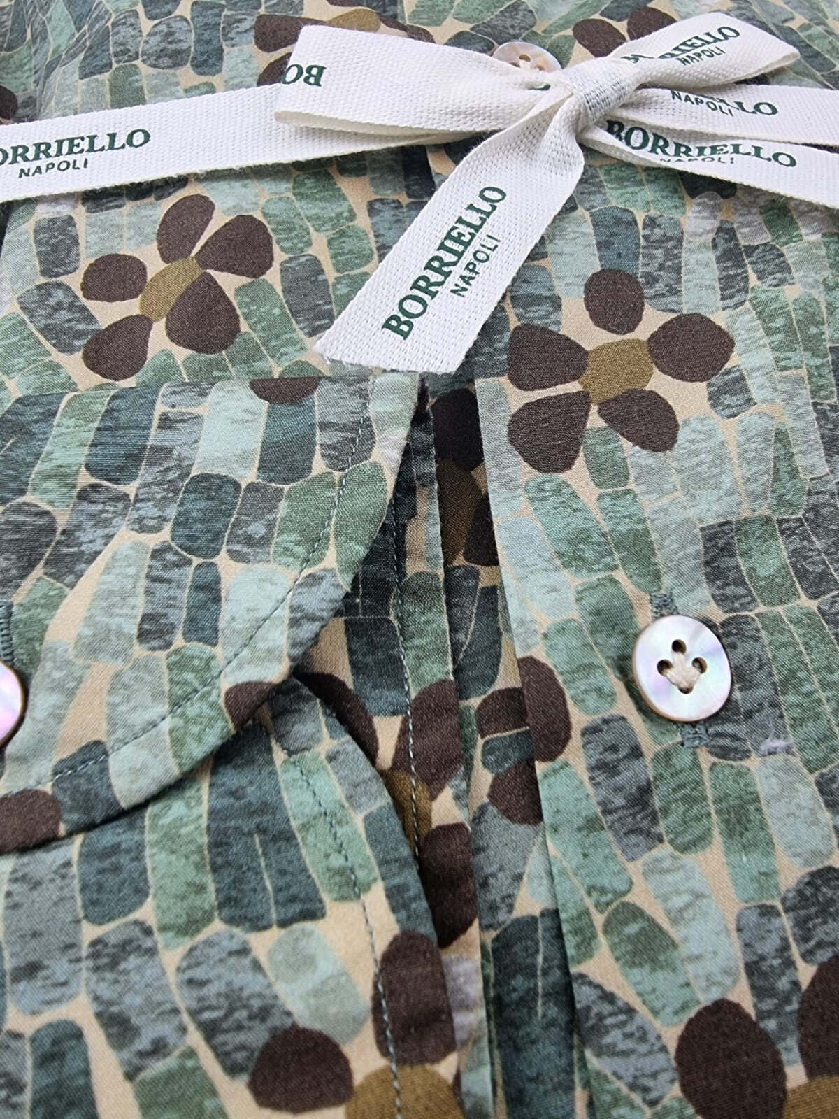 Borriello men's shirt - flowers