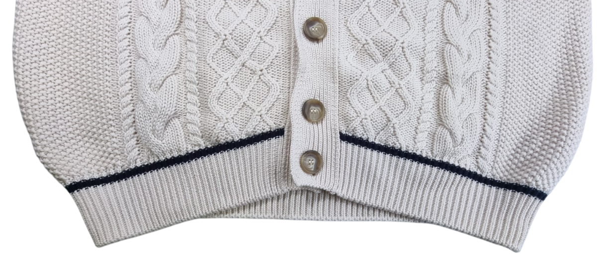 Cardigan Uomo Ballantyne Jaquard - Eleganza Italiana in Maglia Premium