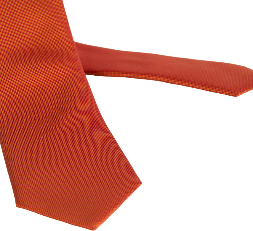 Bergamot Men's Tie - Pattern - Orange Color