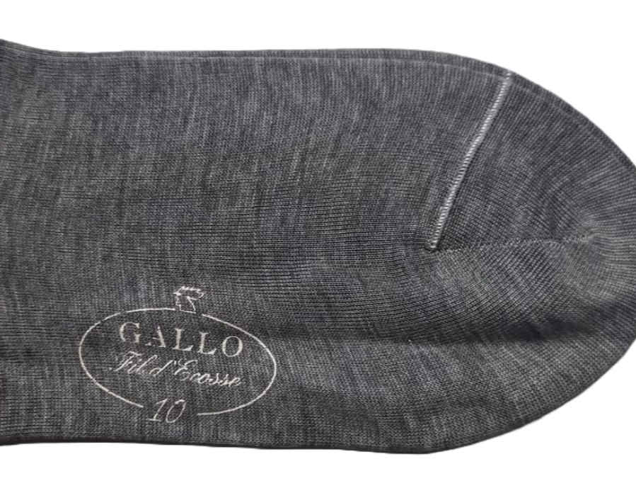Calze Lunghe Uomo Gallo - Grigio Lamiera Eleganti