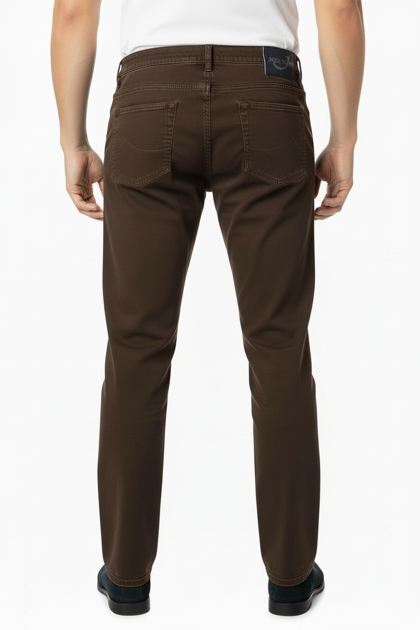 Pantalone uomo Jacob Cohen - PW622 Cotone verde militare Made in Italy