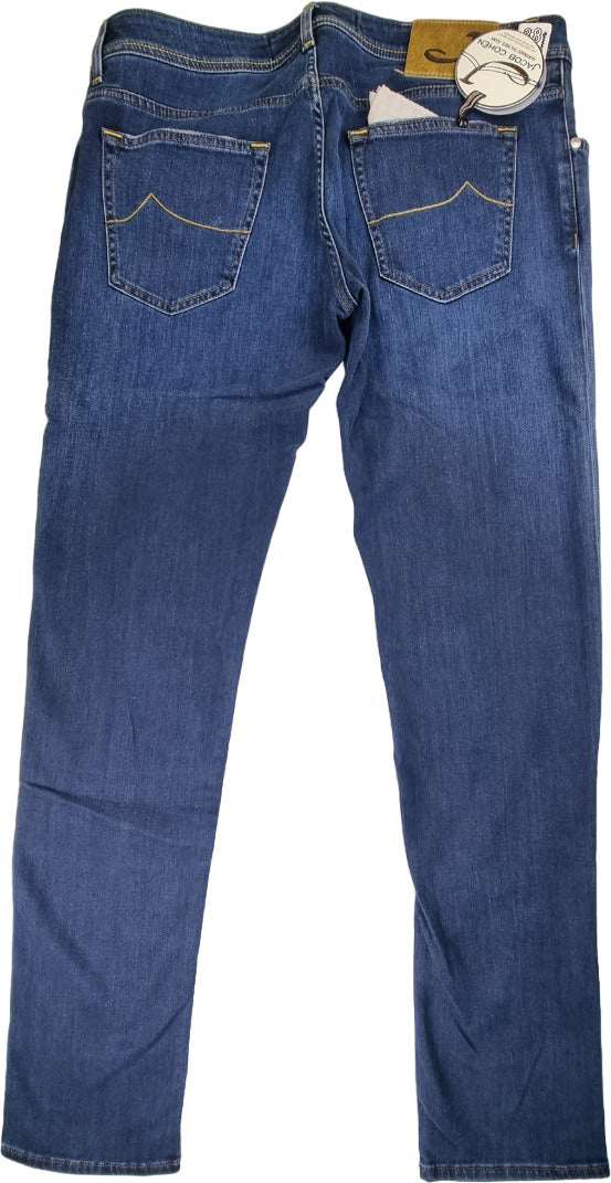 Jeans Uomo Jacob Cohen PW622 Taglia 38 - Denim Elasticizzato Made in Italy