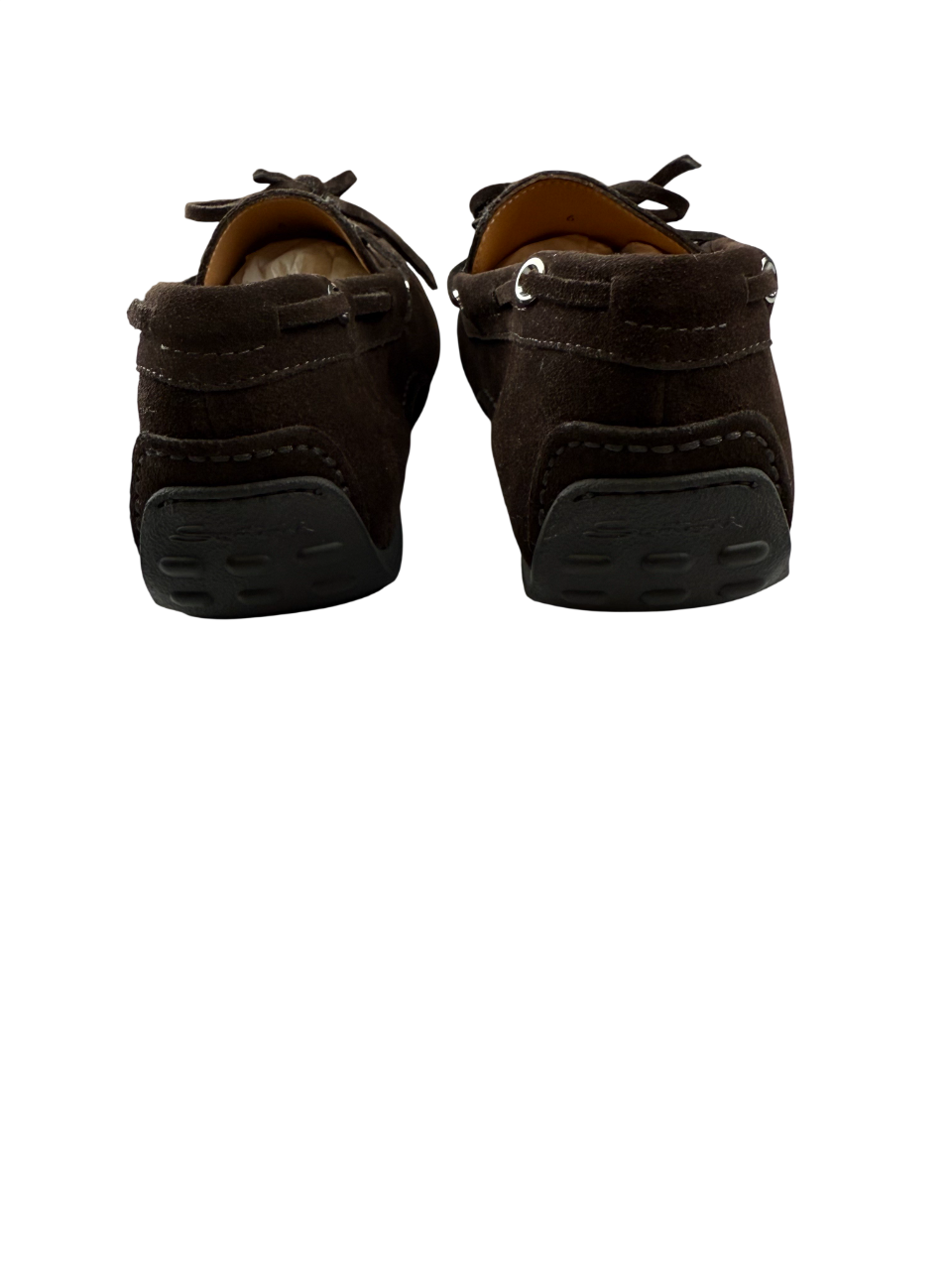 Scarpa uomo Santoni mocassino in pelle color marrone, dettagli eleganti e design classico, ideale per look sofisticati.