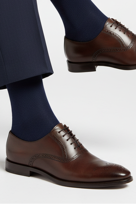 Calze Lunghe Uomo Gallo - Blu Tinta Unita