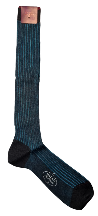 Calze lunghe uomo Gallo - Coste grafite