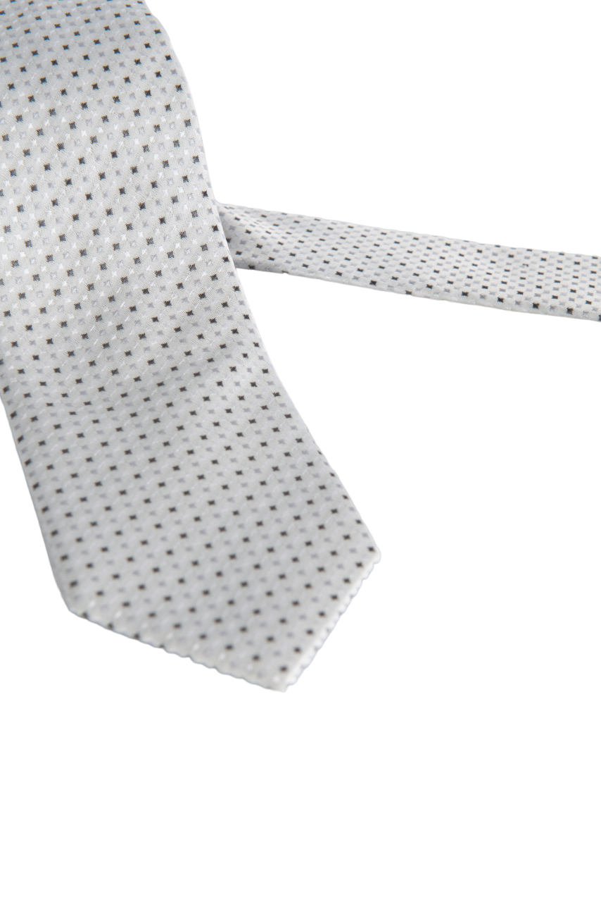 Cravatta uomo Couture - Pois fondo bianco