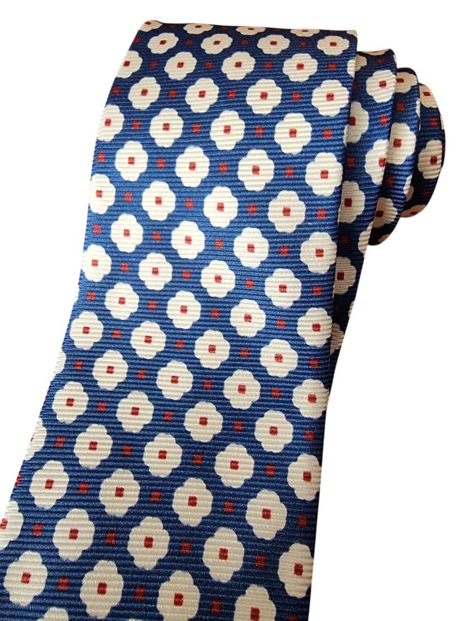 Cravatta uomo Barba Napoli - Blu floreale