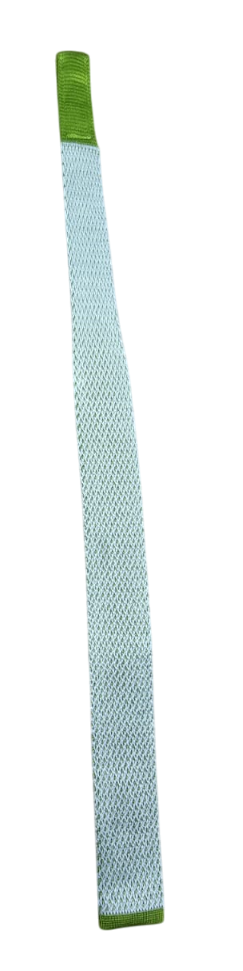 Altea Men's Tie - Green/White Silk Knit