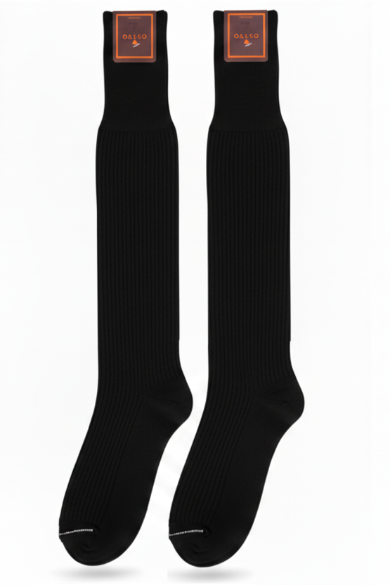Long Rooster Socks for Men - Black