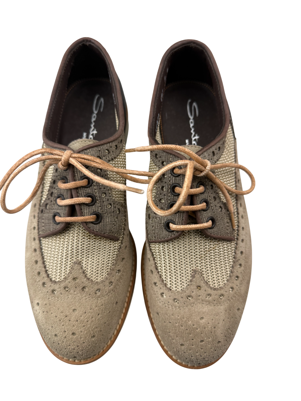 Scarpa Uomo Santoni - Derby Brogue Rondine