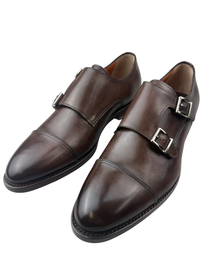 Scarpa Uomo Santoni - Double Monk Strap