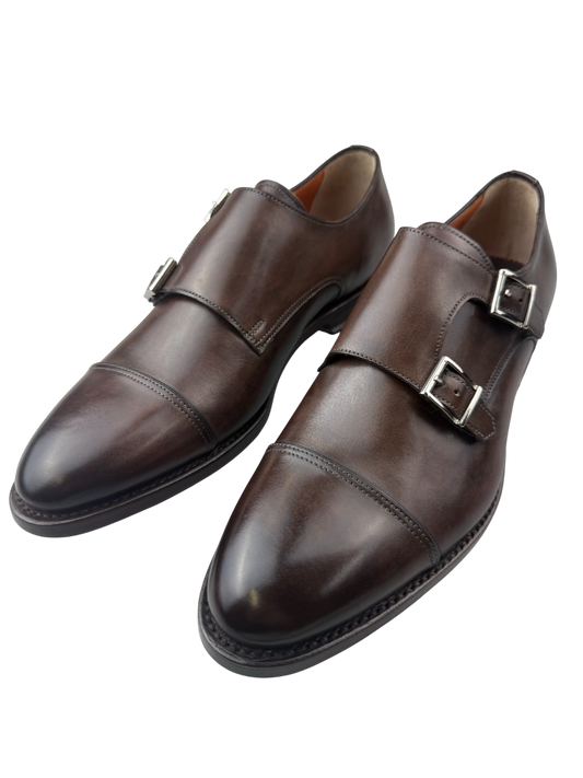 Scarpa Uomo Santoni - Double Monk Strap