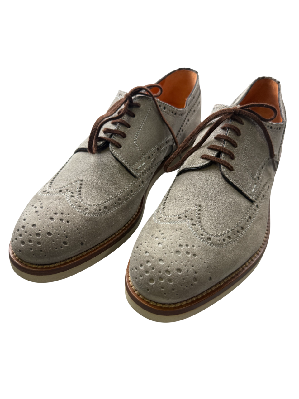 Scarpa Uomo Santoni - Derby Brogue Rondine