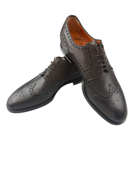 Scarpa Uomo Santoni - Derby Brogue Rondine