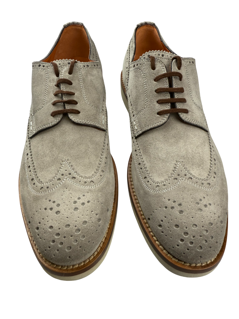 Scarpa Uomo Santoni - Derby Brogue Rondine