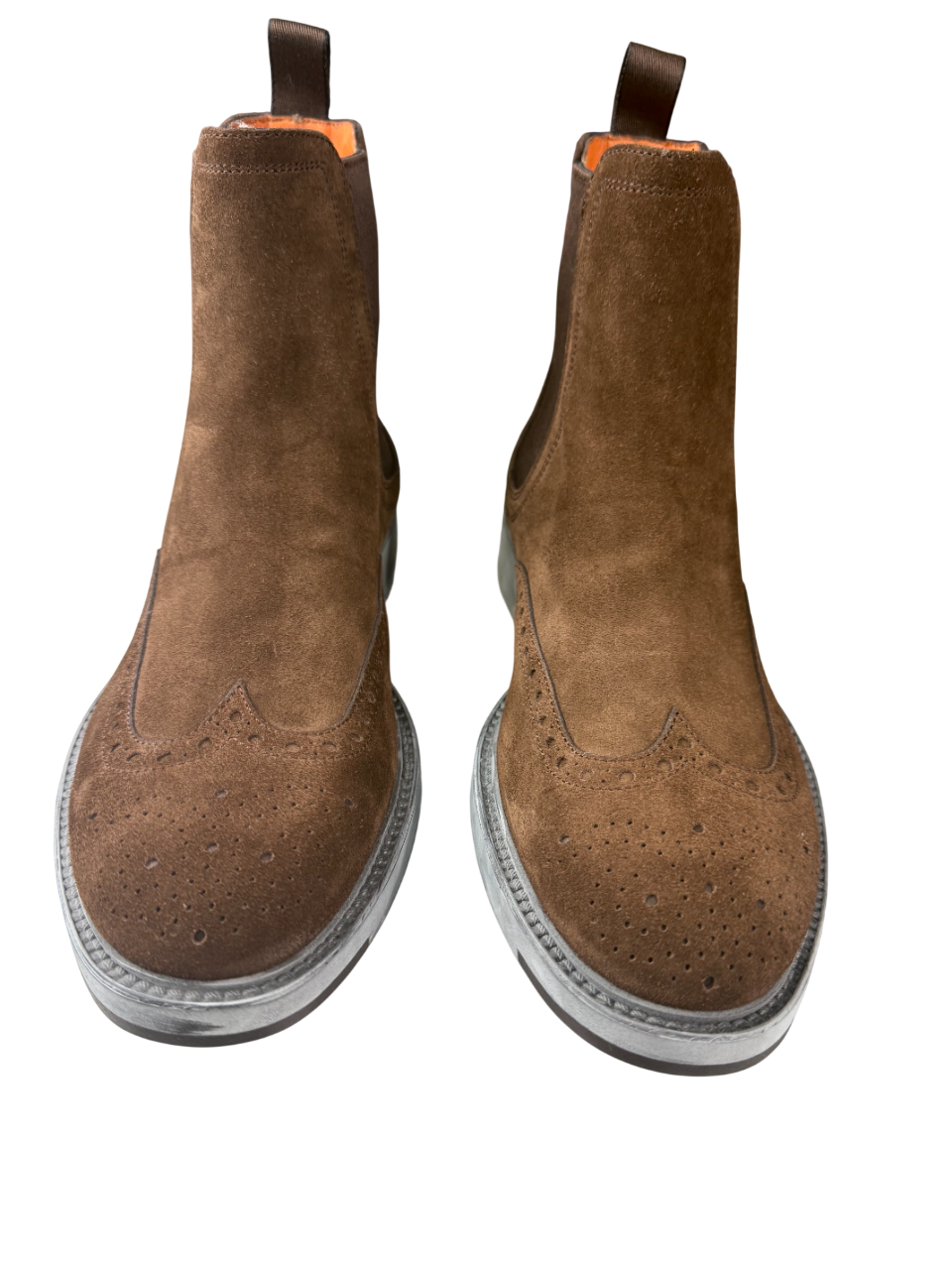 Scarpa Uomo Santoni - Stivaletto Brogue