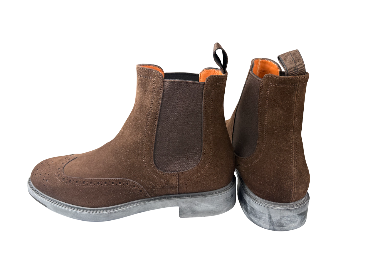 Scarpa Uomo Santoni - Stivaletto Brogue