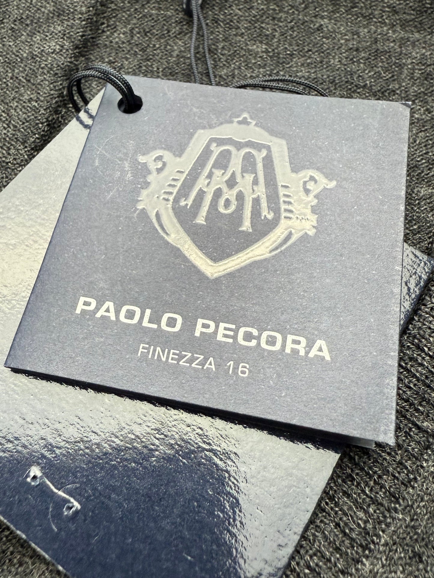 Maglia gilet uomo Paolo Pecora - Lana Scollo a V Made in Italy