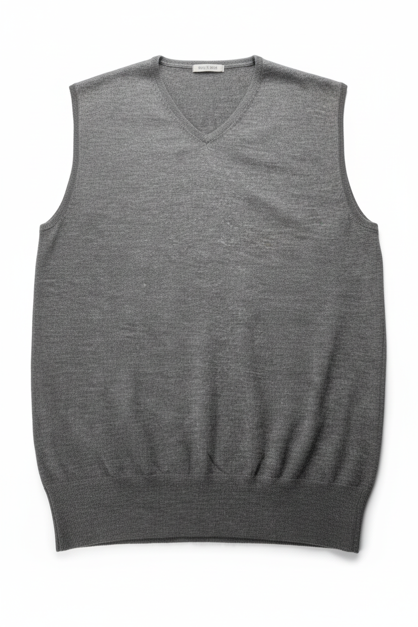 Maglia gilet uomo Paolo Pecora - Lana Scollo a V Made in Italy