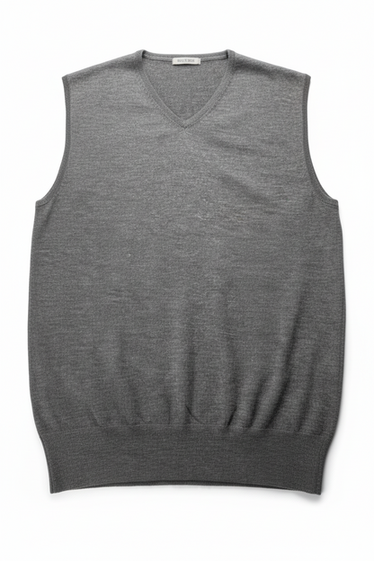 Maglia gilet uomo Paolo Pecora - Lana Scollo a V Made in Italy