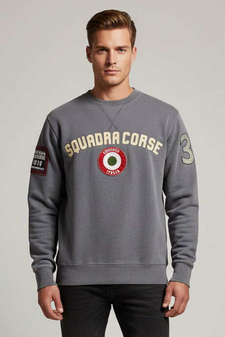 Felpa Uomo Chiribiri - Grigio