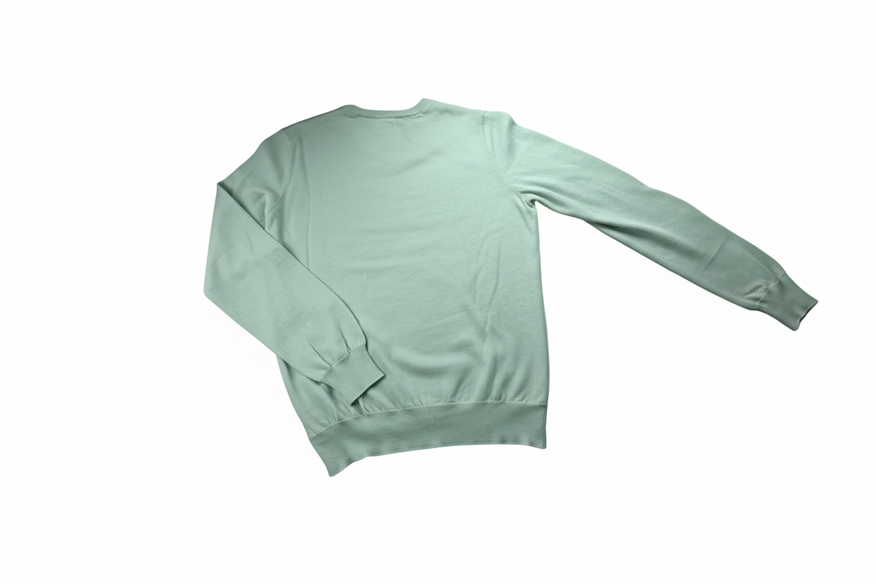 Pullover uomo La Fileria - Scollo a V - Verde acqua