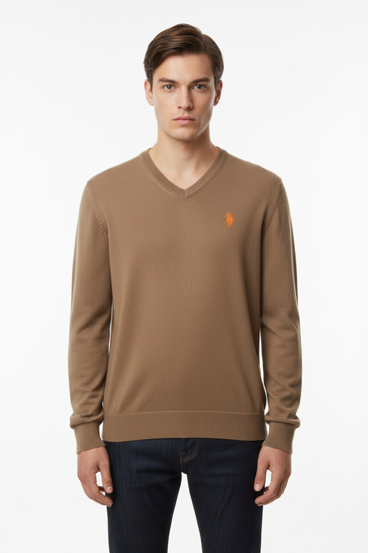 Maglia uomo US POLO ASSN. - scollo a V