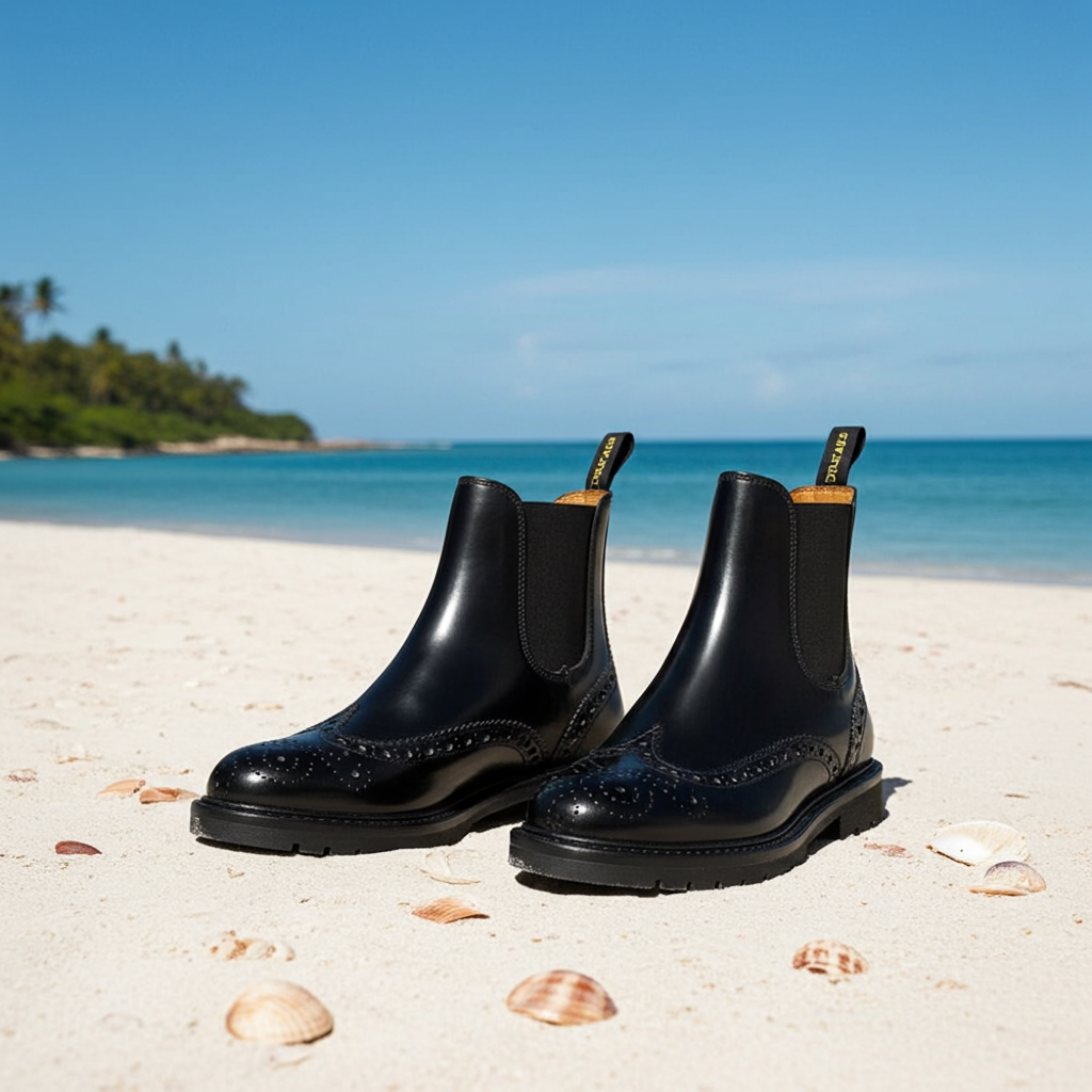 Doucal's Men's Leather Chelsea Boots