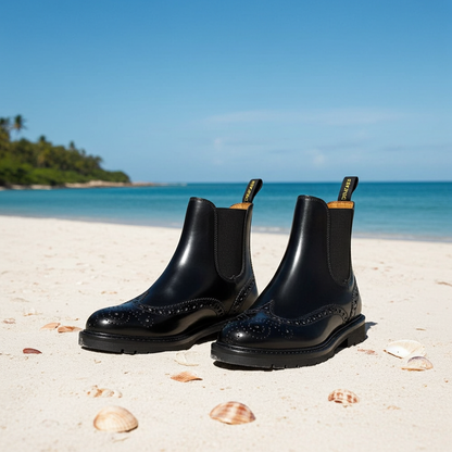 Doucal's Men's Leather Chelsea Boots