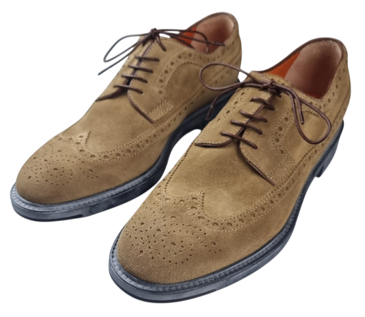 Scarpa Uomo Santoni - Derby Brogue Rondine