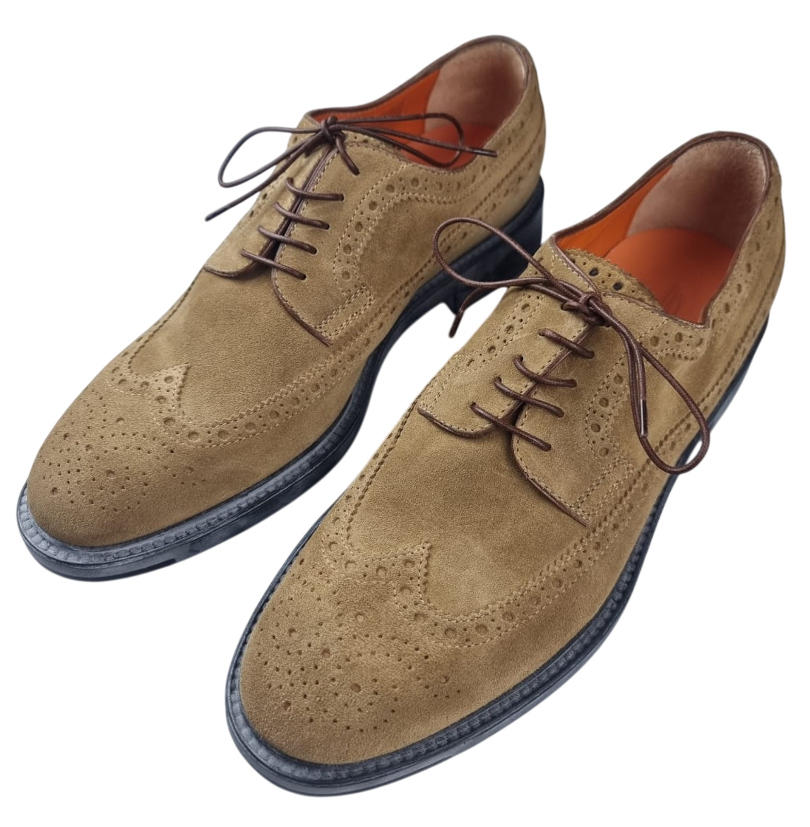 Scarpa Uomo Santoni - Derby Brogue Rondine