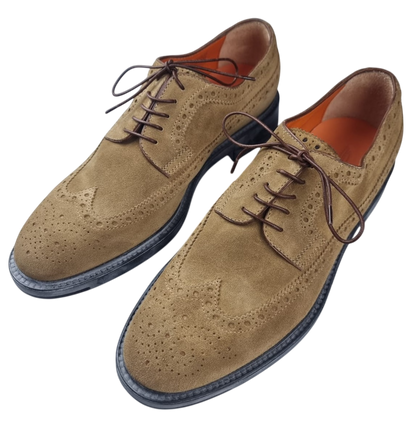 Scarpa Uomo Santoni - Derby Brogue Rondine