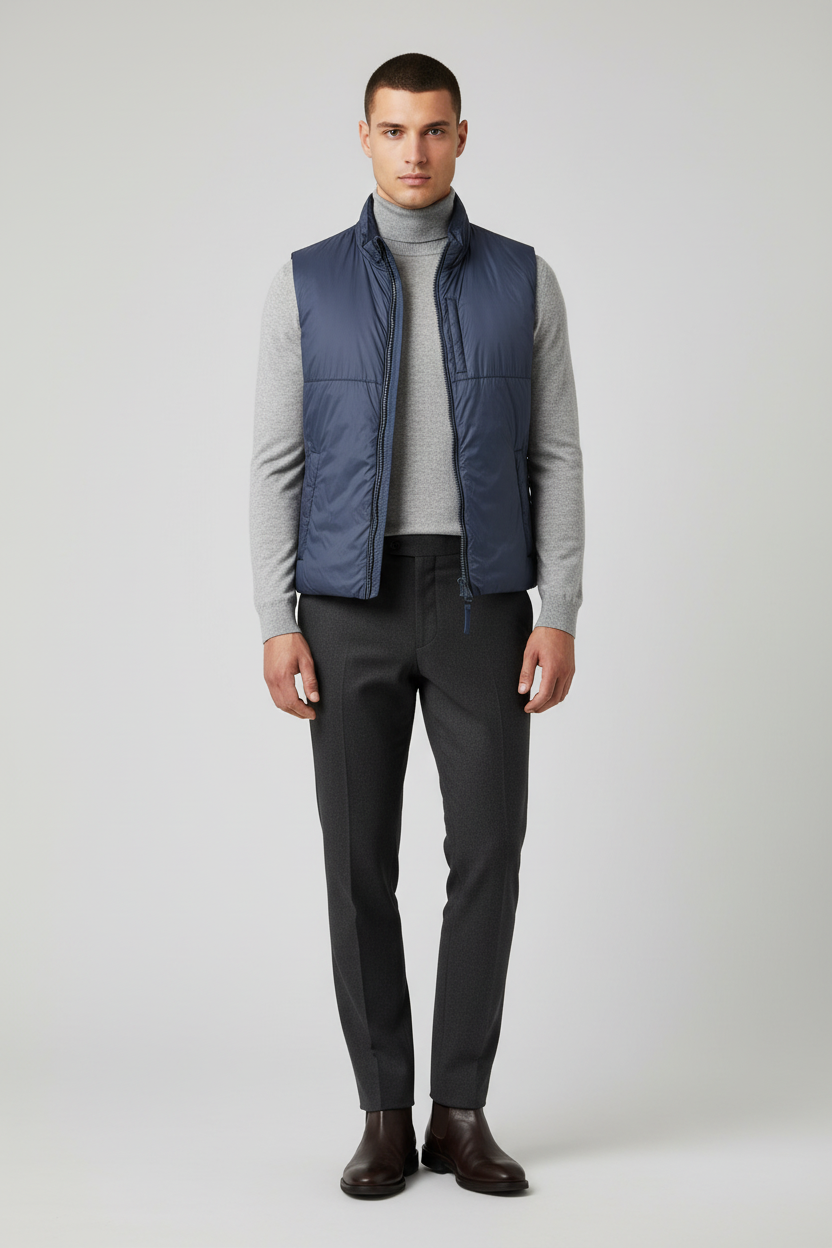 Invicta Men's Vest - Jersey - Blue