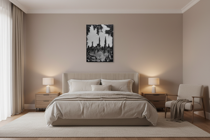 Quadro astratto Inchinisadu di AlbarosAtzeni, dipinto acrilico materico su tela 50x70 cm, arte moderna e originale