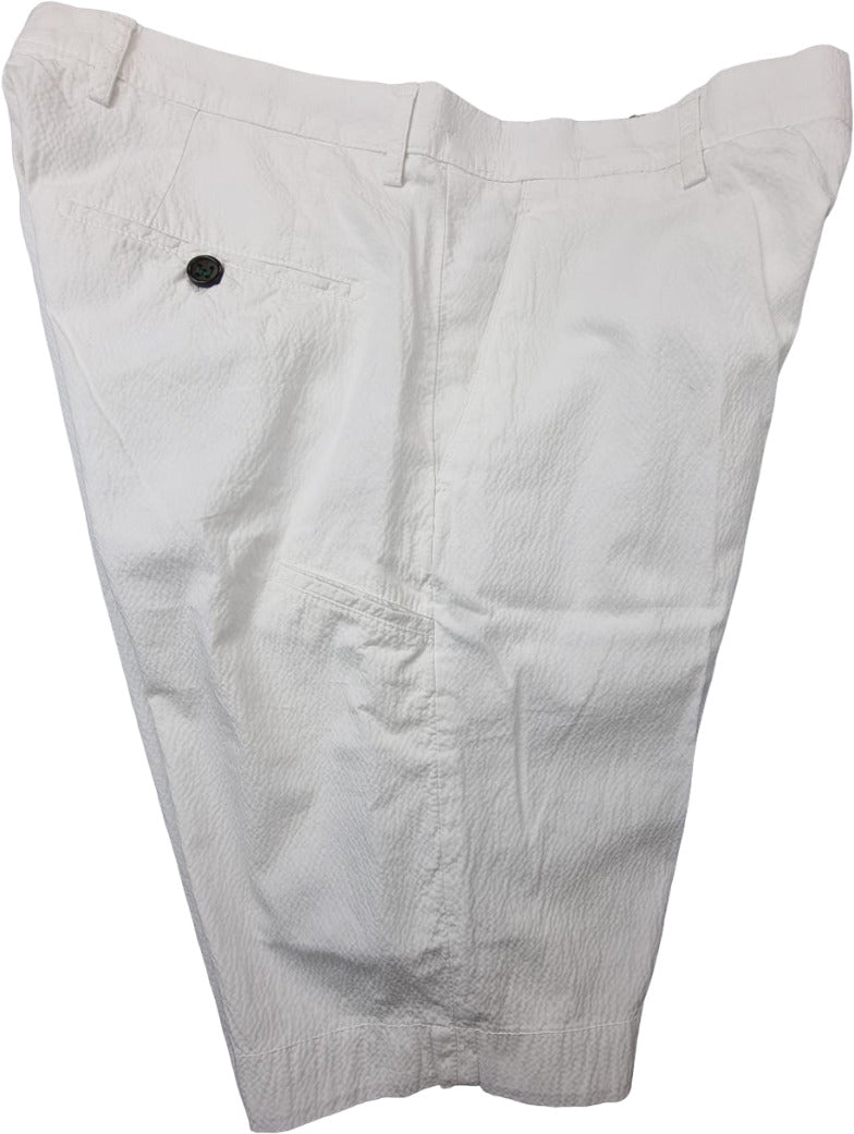 Bermuda uomo BerWich - martellato - Bianco