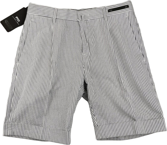 Bermuda uomo PT - righe - colore bianco/denim