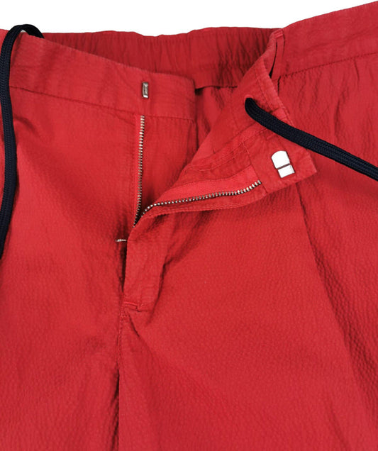 Bermuda uomo PT Torino - Invecchiato tinta unita - colore rosso mattone