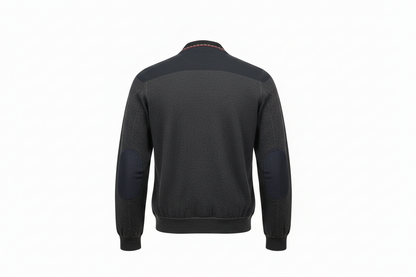 Cardigan uomo Bob the Original, misto cotone e lana merino, colore fango, bottoni, made in Italy, moda uomo.