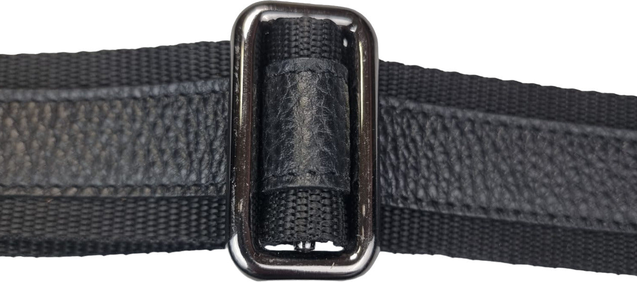 OFFBAG men's bag - black leather - shoulder strap