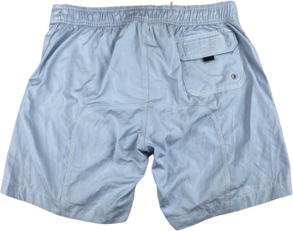 Boxer mare uomo Sunstripes tinta unita celeste