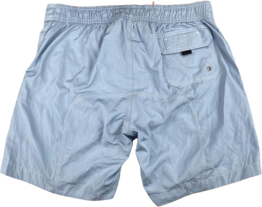Boxer mare uomo Sunstripes tinta unita celeste
