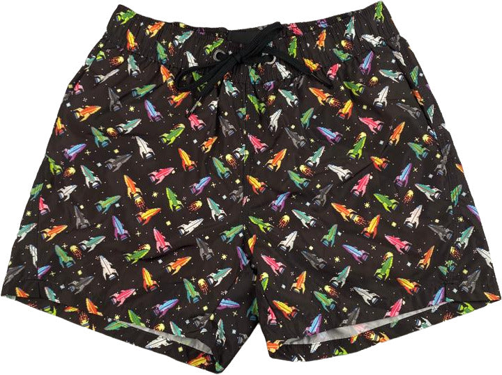 Boxer mare uomo - RRD - Fantasia Tramontana pixel - Colore nero