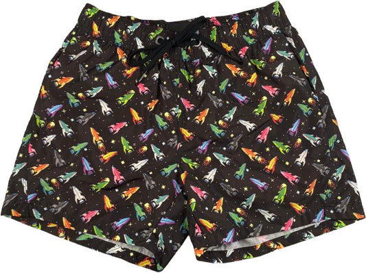 Boxer mare uomo - RRD - Fantasia Tramontana pixel - Colore nero